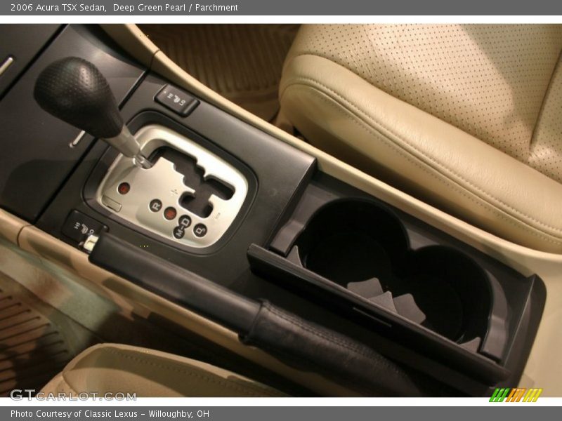 Deep Green Pearl / Parchment 2006 Acura TSX Sedan