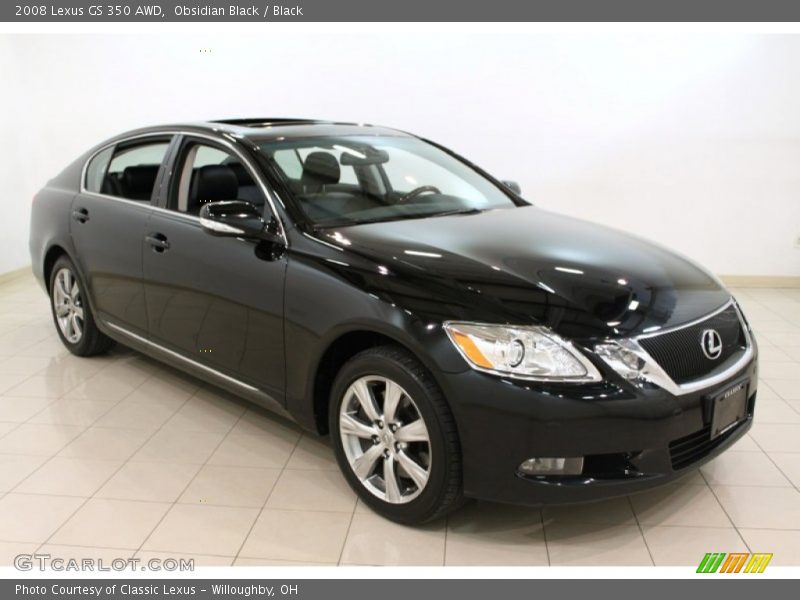Obsidian Black / Black 2008 Lexus GS 350 AWD