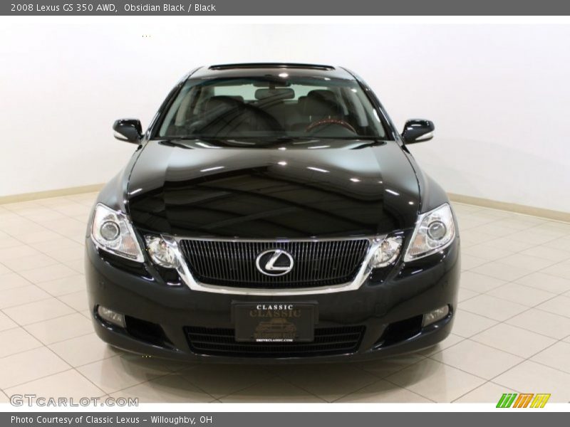 Obsidian Black / Black 2008 Lexus GS 350 AWD