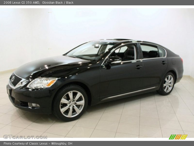 Obsidian Black / Black 2008 Lexus GS 350 AWD
