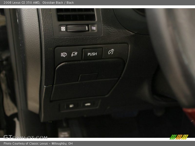 Obsidian Black / Black 2008 Lexus GS 350 AWD