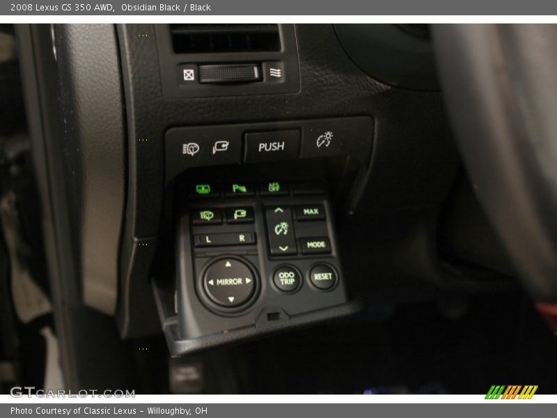 Obsidian Black / Black 2008 Lexus GS 350 AWD