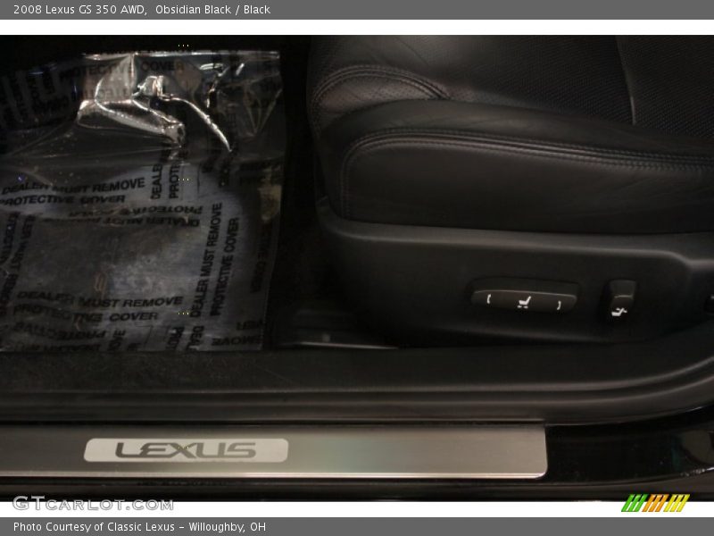 Obsidian Black / Black 2008 Lexus GS 350 AWD