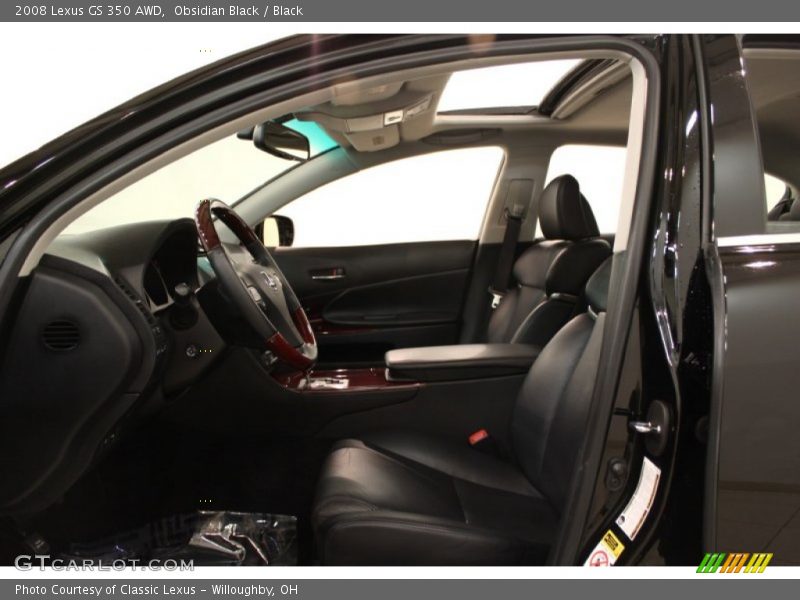 Obsidian Black / Black 2008 Lexus GS 350 AWD