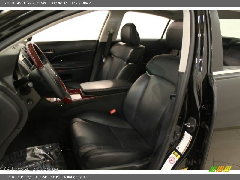 Obsidian Black / Black 2008 Lexus GS 350 AWD