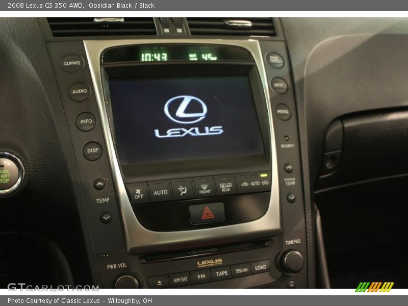 Obsidian Black / Black 2008 Lexus GS 350 AWD