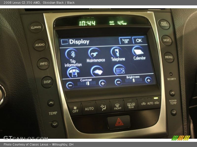 Obsidian Black / Black 2008 Lexus GS 350 AWD