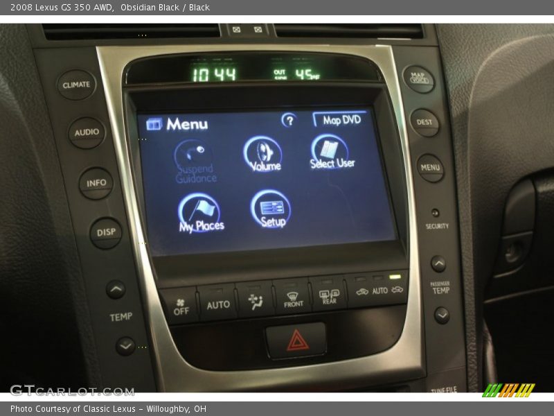 Obsidian Black / Black 2008 Lexus GS 350 AWD