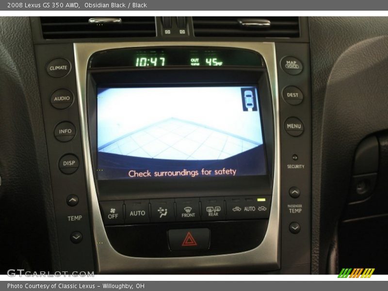 Obsidian Black / Black 2008 Lexus GS 350 AWD