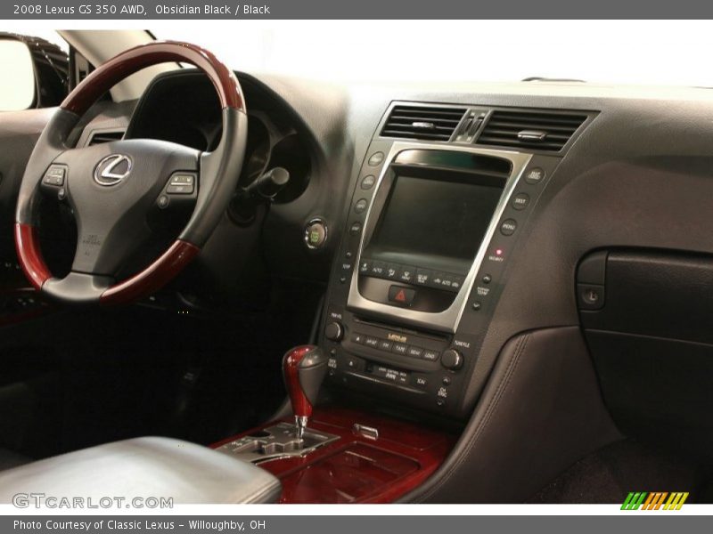 Obsidian Black / Black 2008 Lexus GS 350 AWD