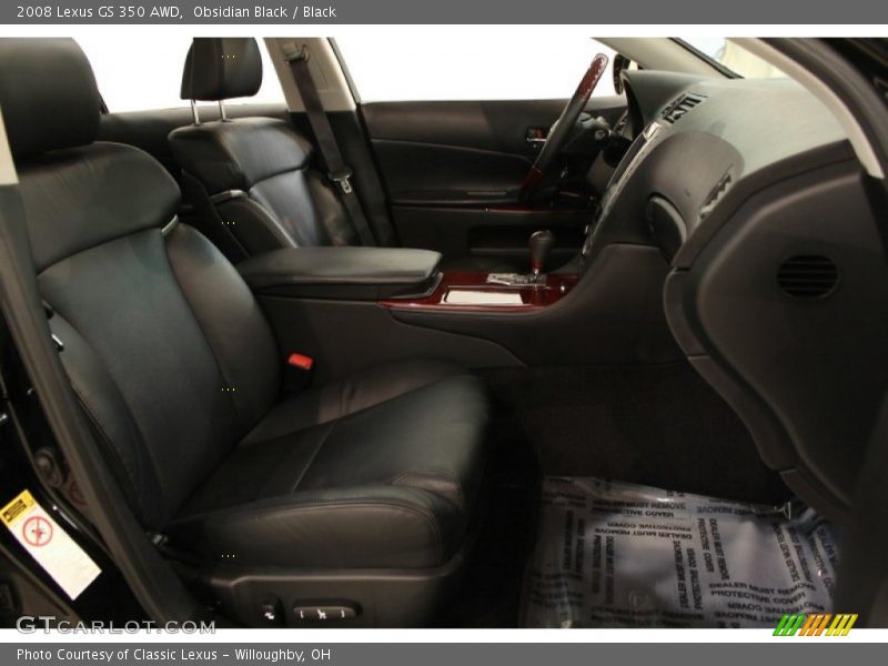 Obsidian Black / Black 2008 Lexus GS 350 AWD