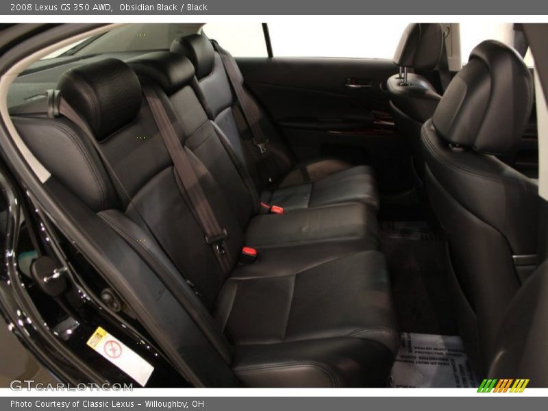 Obsidian Black / Black 2008 Lexus GS 350 AWD