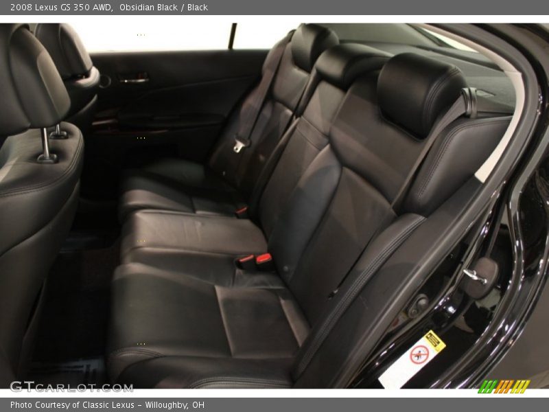 Obsidian Black / Black 2008 Lexus GS 350 AWD