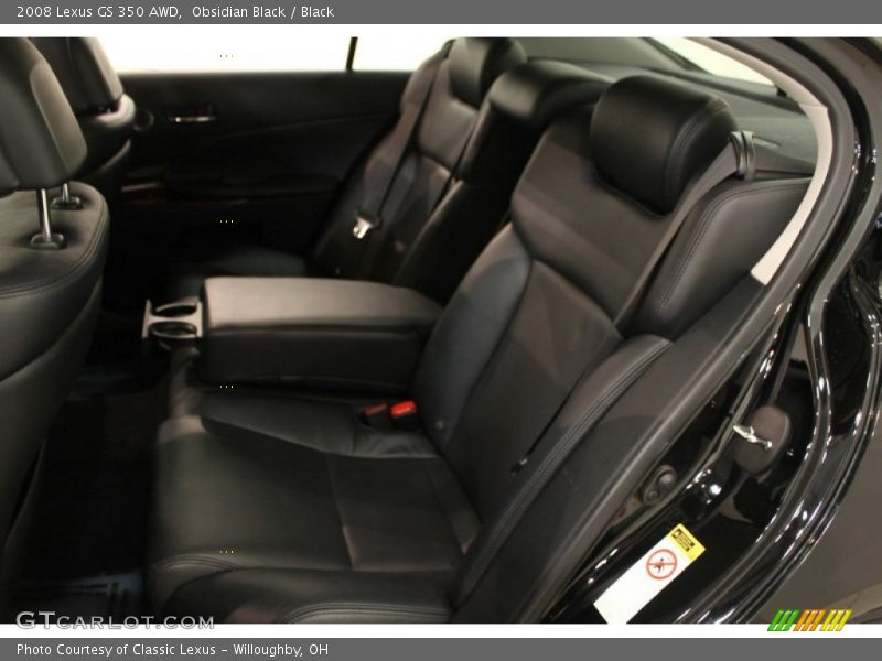 Obsidian Black / Black 2008 Lexus GS 350 AWD