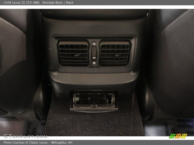 Obsidian Black / Black 2008 Lexus GS 350 AWD
