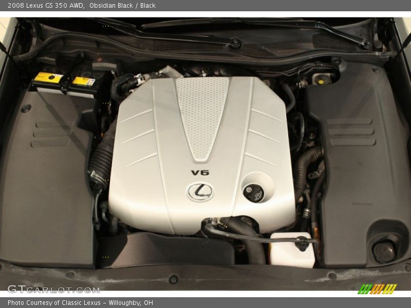 Obsidian Black / Black 2008 Lexus GS 350 AWD