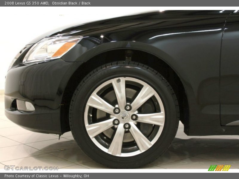 Obsidian Black / Black 2008 Lexus GS 350 AWD