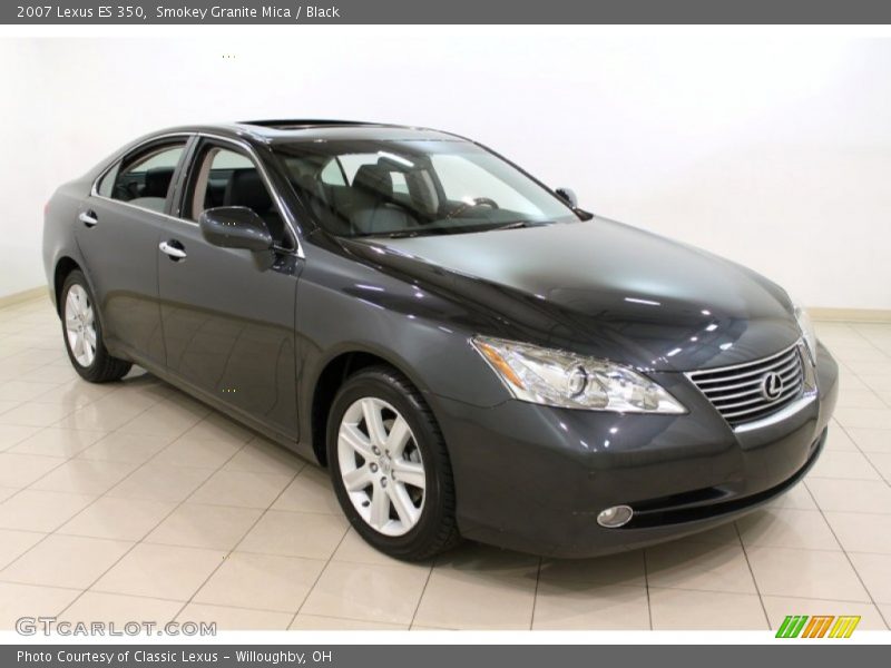 Smokey Granite Mica / Black 2007 Lexus ES 350