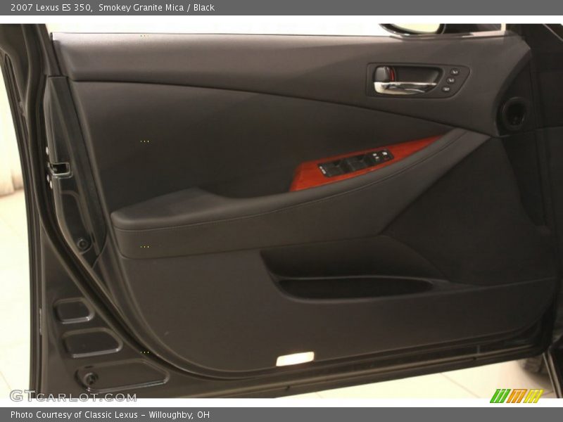 Smokey Granite Mica / Black 2007 Lexus ES 350