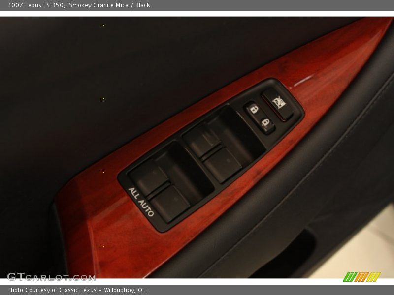 Smokey Granite Mica / Black 2007 Lexus ES 350