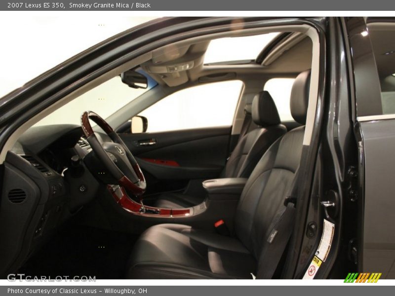 Smokey Granite Mica / Black 2007 Lexus ES 350