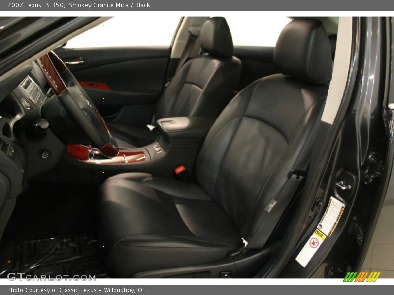 Smokey Granite Mica / Black 2007 Lexus ES 350
