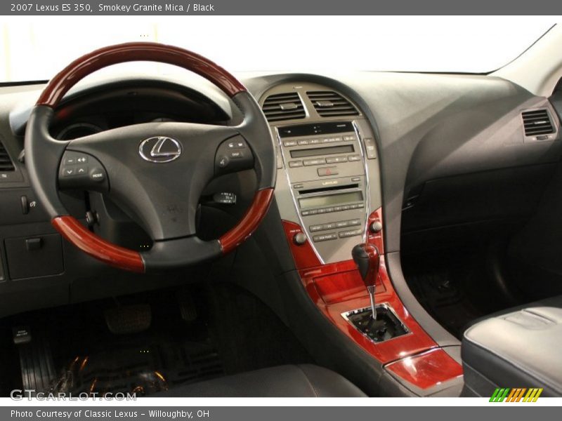 Smokey Granite Mica / Black 2007 Lexus ES 350