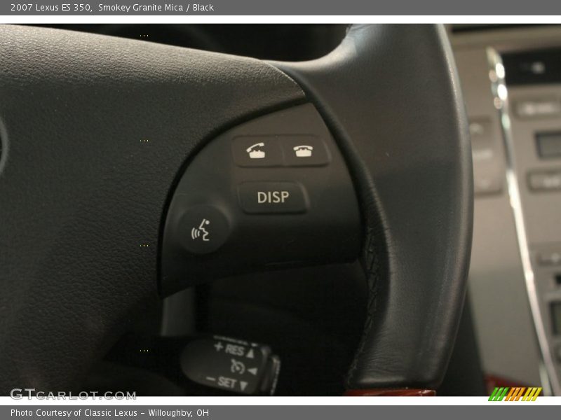 Smokey Granite Mica / Black 2007 Lexus ES 350