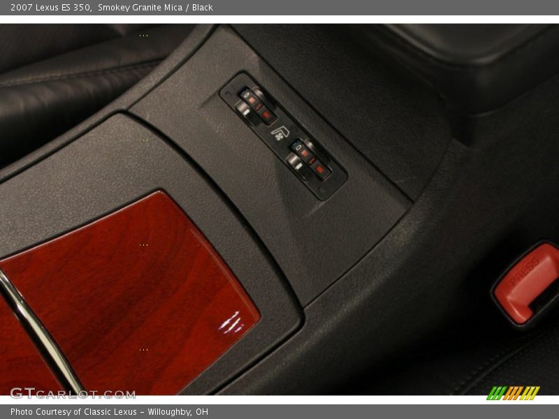 Smokey Granite Mica / Black 2007 Lexus ES 350