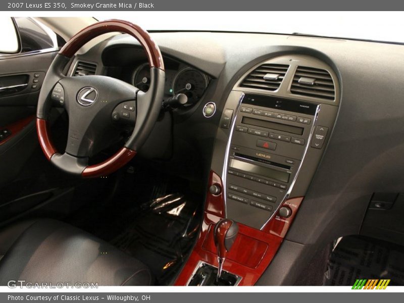 Smokey Granite Mica / Black 2007 Lexus ES 350