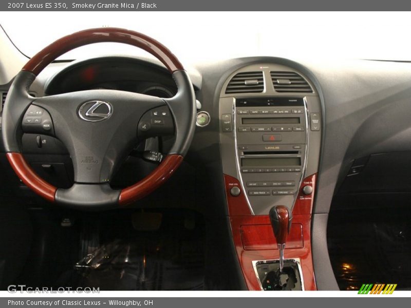 Smokey Granite Mica / Black 2007 Lexus ES 350