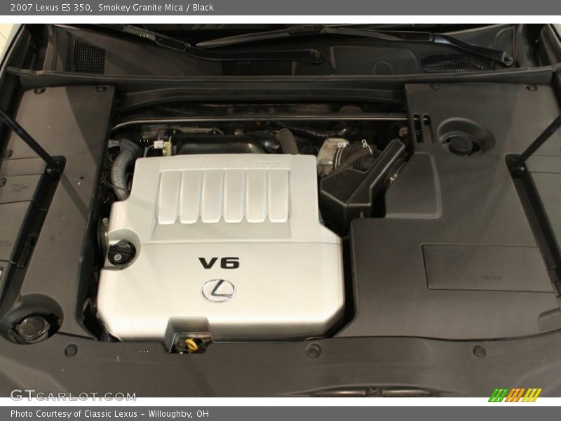 Smokey Granite Mica / Black 2007 Lexus ES 350