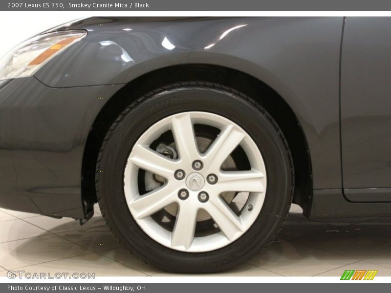 Smokey Granite Mica / Black 2007 Lexus ES 350