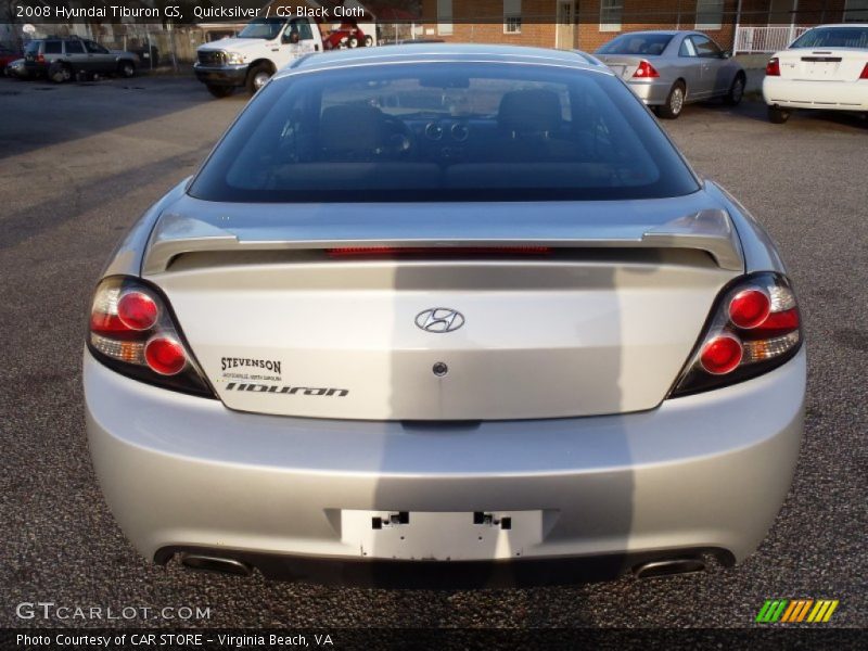 Quicksilver / GS Black Cloth 2008 Hyundai Tiburon GS
