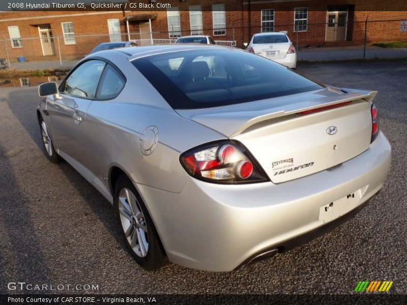 Quicksilver / GS Black Cloth 2008 Hyundai Tiburon GS