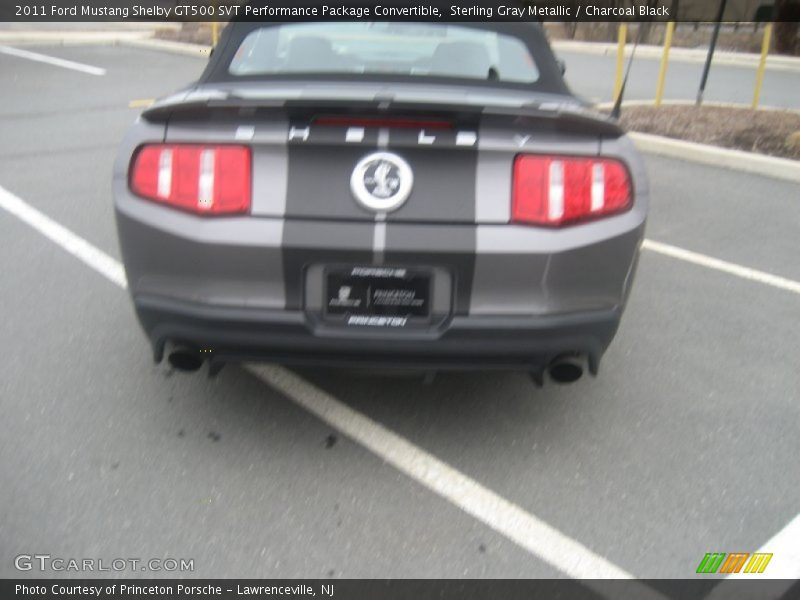 Sterling Gray Metallic / Charcoal Black 2011 Ford Mustang Shelby GT500 SVT Performance Package Convertible