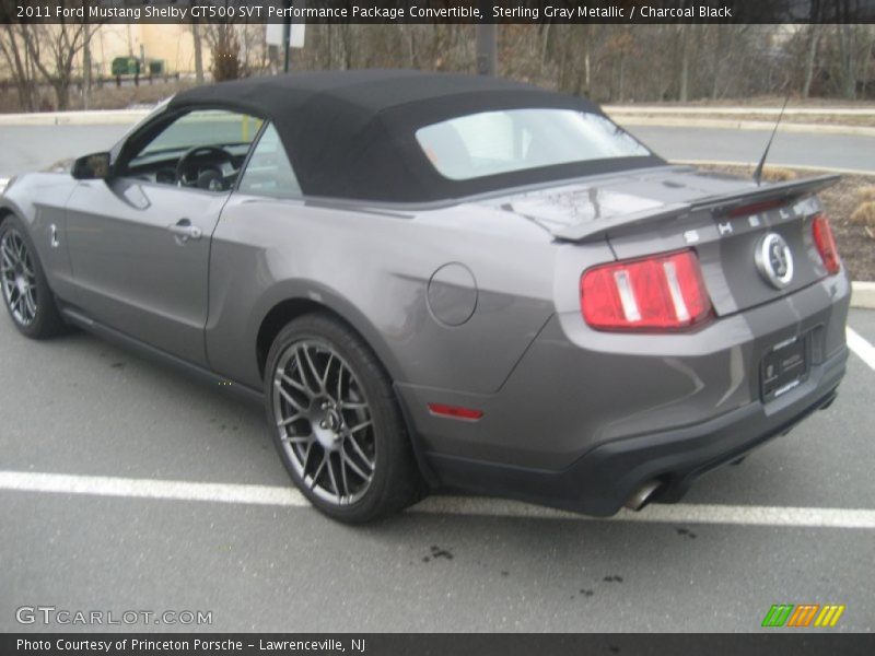 Sterling Gray Metallic / Charcoal Black 2011 Ford Mustang Shelby GT500 SVT Performance Package Convertible