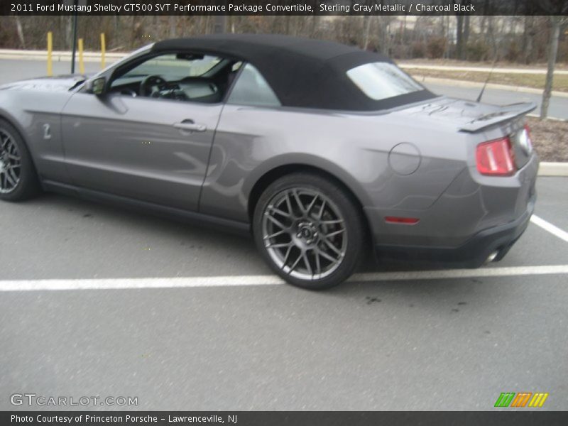Sterling Gray Metallic / Charcoal Black 2011 Ford Mustang Shelby GT500 SVT Performance Package Convertible