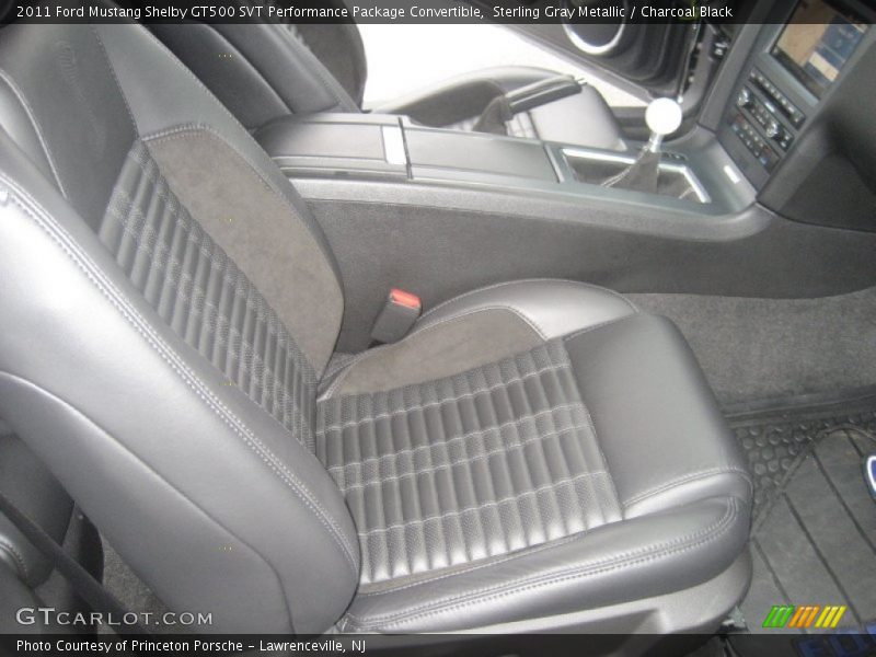 Sterling Gray Metallic / Charcoal Black 2011 Ford Mustang Shelby GT500 SVT Performance Package Convertible