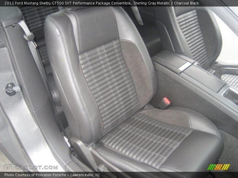 Front Seat of 2011 Mustang Shelby GT500 SVT Performance Package Convertible