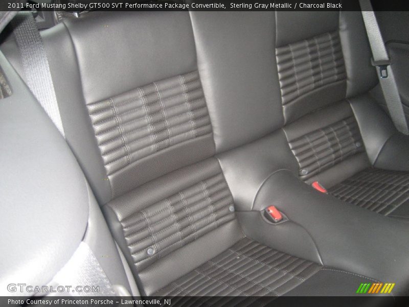 Rear Seat of 2011 Mustang Shelby GT500 SVT Performance Package Convertible