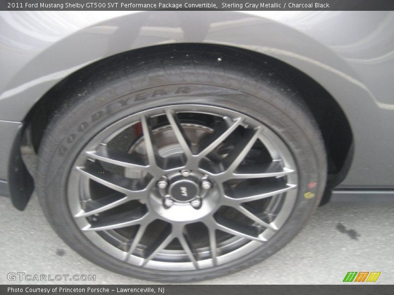Sterling Gray Metallic / Charcoal Black 2011 Ford Mustang Shelby GT500 SVT Performance Package Convertible