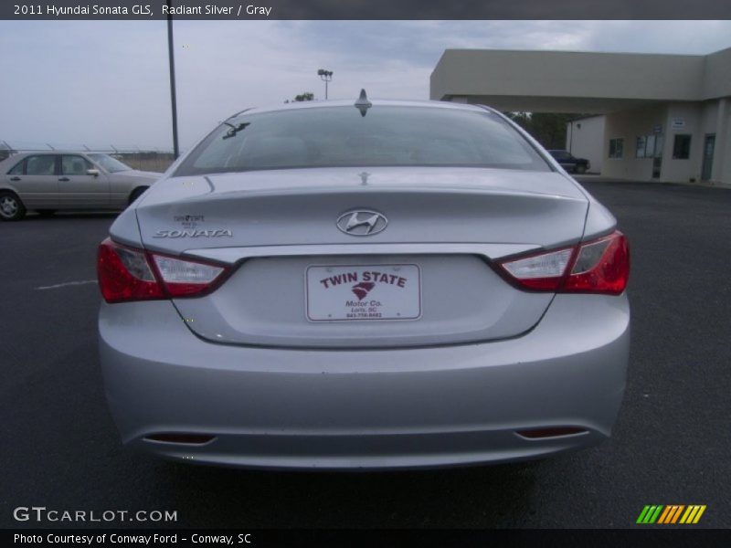 Radiant Silver / Gray 2011 Hyundai Sonata GLS