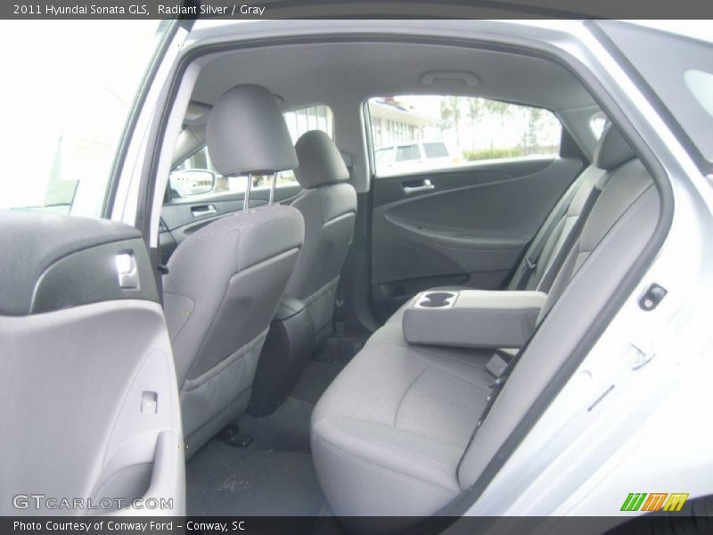 Radiant Silver / Gray 2011 Hyundai Sonata GLS