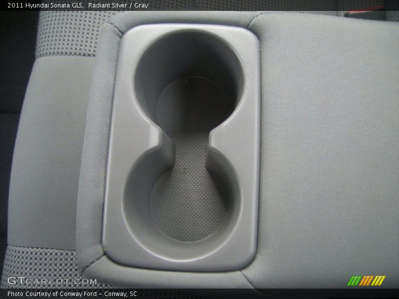 Radiant Silver / Gray 2011 Hyundai Sonata GLS