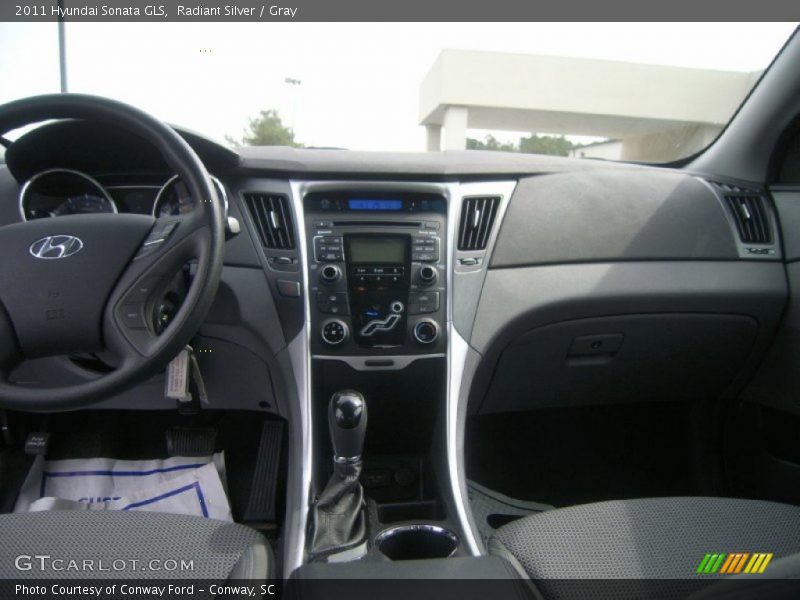 Radiant Silver / Gray 2011 Hyundai Sonata GLS