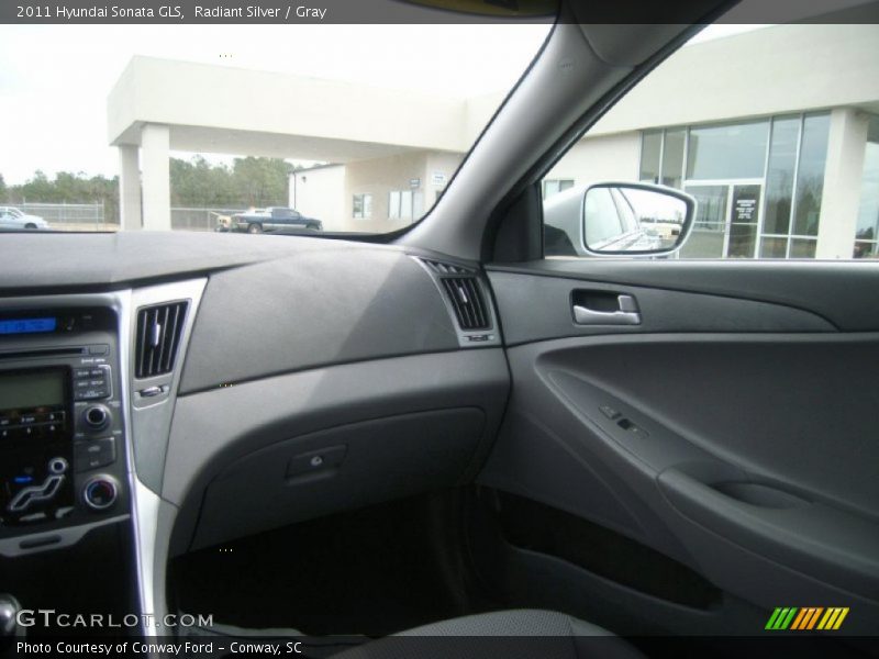 Radiant Silver / Gray 2011 Hyundai Sonata GLS