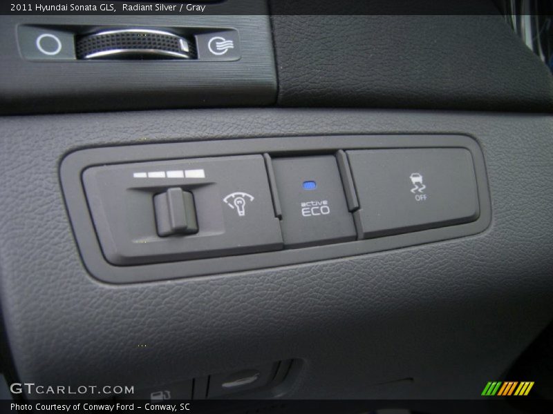 Radiant Silver / Gray 2011 Hyundai Sonata GLS