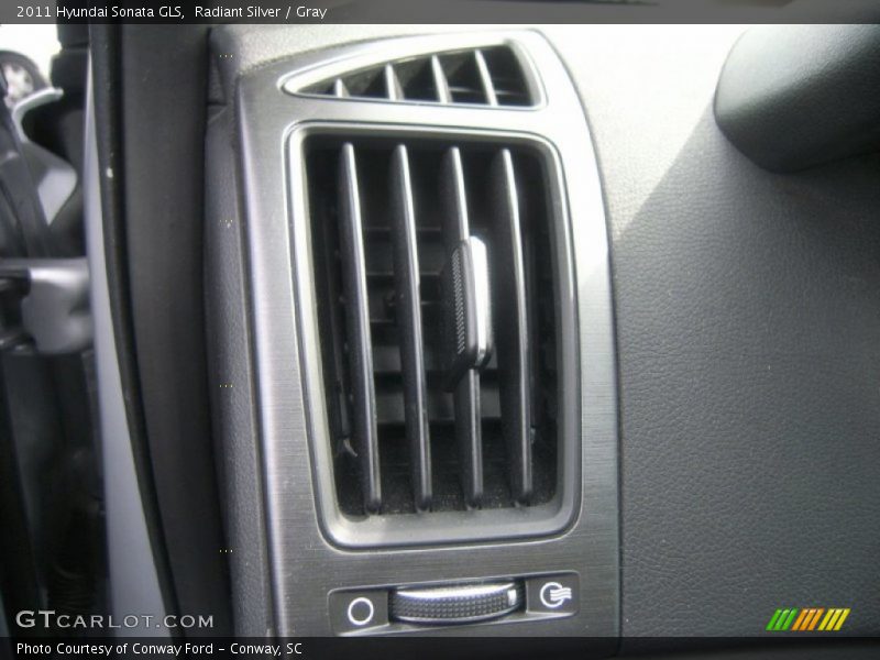 Radiant Silver / Gray 2011 Hyundai Sonata GLS