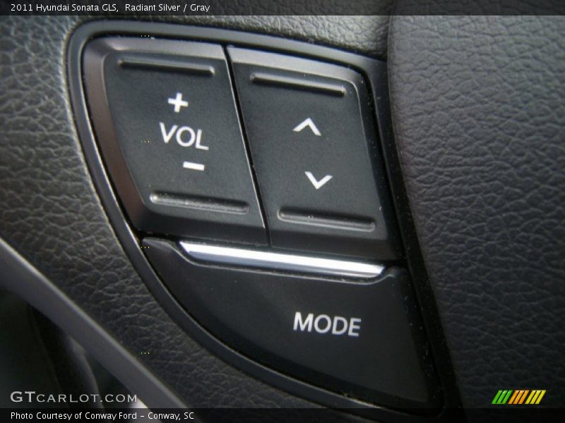 Radiant Silver / Gray 2011 Hyundai Sonata GLS